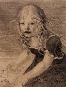 Karl friedrich schinkel Portrait of the Artist-s Daughter Sweden oil painting artist